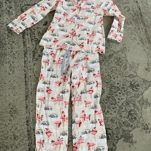 Nick & Nora Flamingo cozy cotton pajamas
